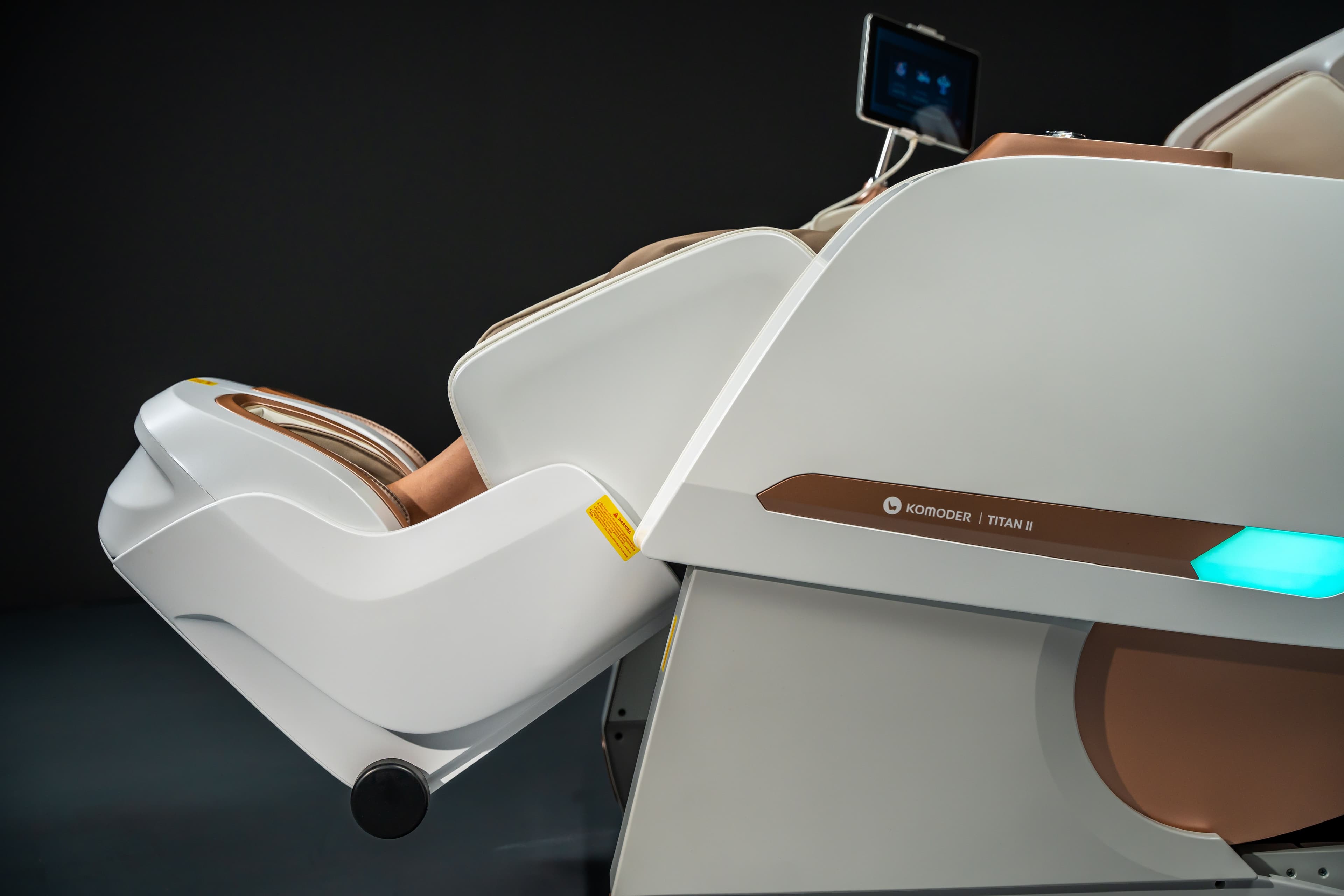 Automatisch ausfahrbare Fußstütze