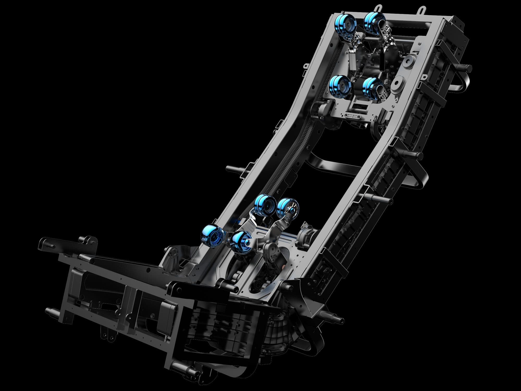 Einzigartiges Dual-Track-Massagesystem